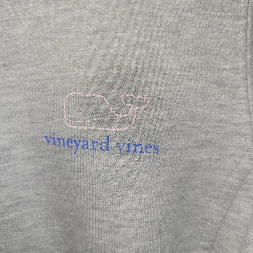Vineyard Vines Womens 1/4 Zip Pullover Sweatshirt Gray/Pink Size XS - Picture 8 of 10